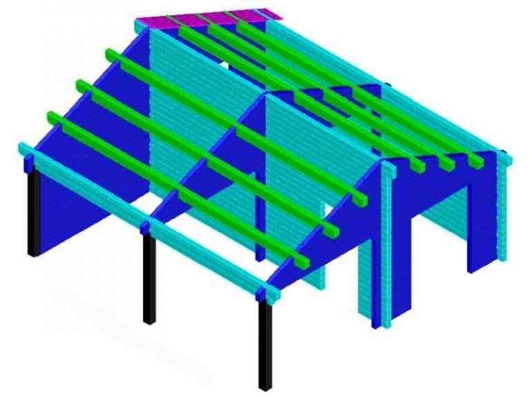 Carport mit Abstellraum