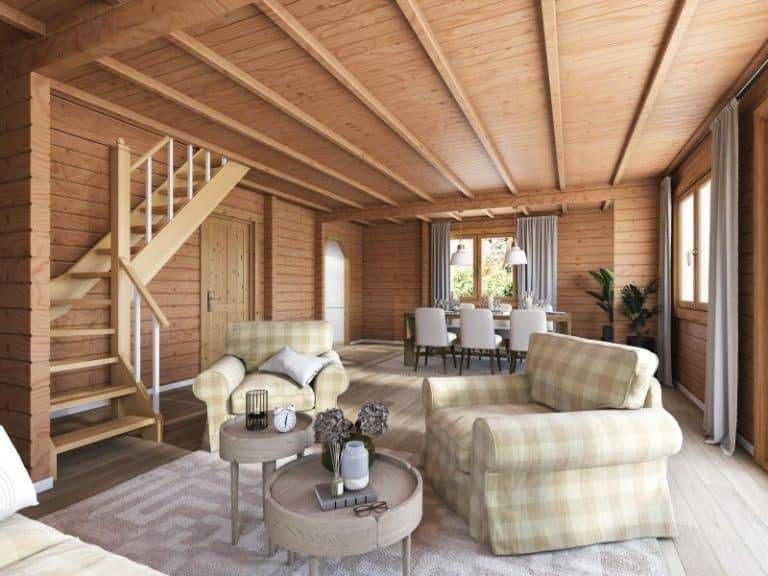 Blockbohlenhaus Wohnen