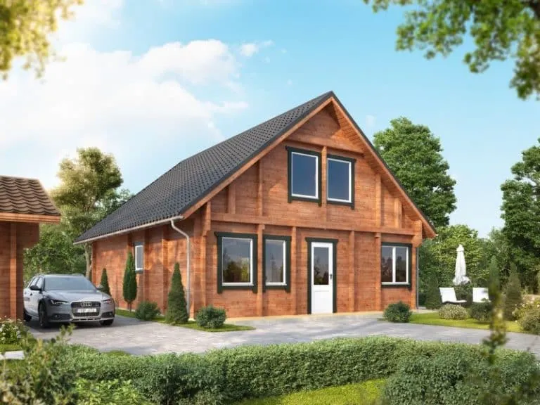 Wooden house to live in